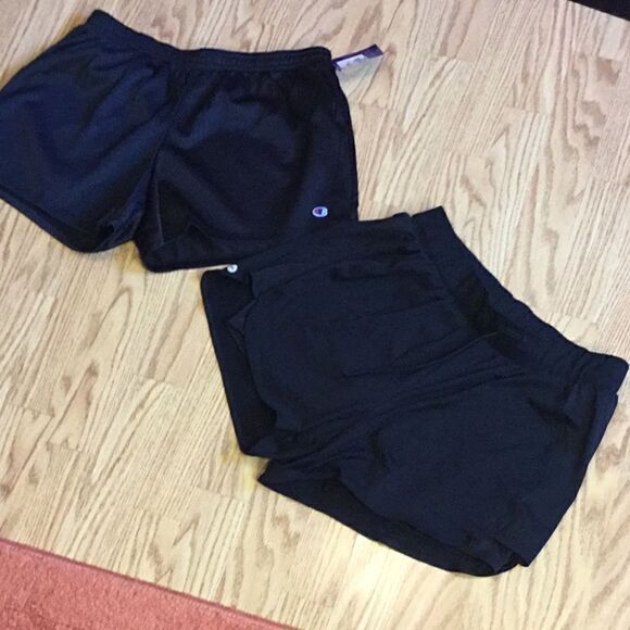 2 pair of athletic shorts in size medium, both black - Picture 2 of 13